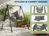 112*113*180CM Hammock Chair Stand with Swing Chair 26638222