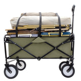 Collapsible Foldable Wagon with strapping system Beach Wagon Utility Utility Wagon Grocery W2932P210085