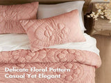 3-Piece Full/Queen Comforter Set,Pink B035P408218