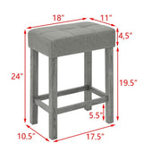 59 Inch Bar, Dining, Sofa with Power Outlet, 3 Upholstered Stools, 4 Piece Bar 81873014