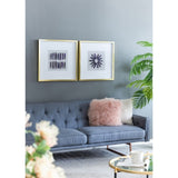 23.5 x 23.5" Grace Purple Agate Shadow Boxes Wall Art, Set of 2 W2078130328