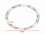 14FT Multi-Color Trampoline Safety Pad Spring Cover Replacement, No Pole Holes, All Weather, for 48378182
