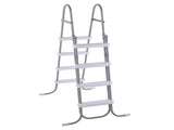 4 Steps 52in Pool Ladder Iron Grey Frame White Steps Safety Ladder 37309487