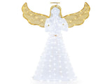 5ft Pre-Lit Christmas Angel Decor, 150 LED Lights , IP44 Weatherproof Xmas Decoration 84531694