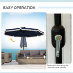 ZUN Outdoor beach umbrella / Sun Umbrella （Prohibited by WalMart） 29746302