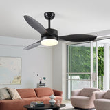 52 inch Indoor/Outdoor Ceiling Fan with LED Select Light Kit - Black 22880690