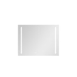 ZUN 40in. W x 30 in. H LED Large Rectangular Aluminum Alloy Surface Mount Medicine Cabinet with Mirror W1272P144853