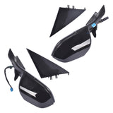 Left DriverRight Passenger Side Mirror Black Fit for Tesla Model 3 M3 2017-2023 EV/BEV ABS Plastic 17866987