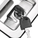 Paddle Latch 304 Stainless Steel Handle Lock Keys Kit for Unit Construction Machinery 25128867