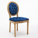 French Style Solid Wood Frame Antique Painting,Hand-pulled buckle decoration Velvet artificial W1143P195872