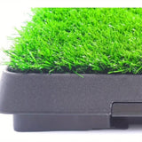 ZUN Dog Potty Training Artificial Grass Pad Pet Cat Toilet Trainer Mat Puppy Loo Tray Turf 31149552