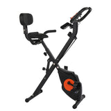 ZUN Home Folding Exercise Bike Black 91354164