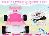 Kids Ride-On Sliding Car with Music Function, 3 Themes Sit-and-Scoot Toy for 19-36 Months 83420488