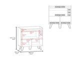 Wine Storage Bar Cabinet with Drop-Down Door and Wine Storage B062P290283