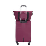 3-Piece Set ,Softshell Suitcase Spinner Wheels Terylene Polyester W284P197004