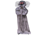 5.6FT Halloween Animatronic Weeping Wraith, Sound & Button Activated, Twitching Ghost with Flashing 72919898