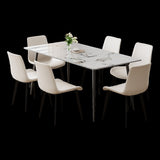 Dining Chairs 4PCS, Modern Kitchen & Dining Room Chairs, Upholstered Faux Leather Cushion Seat and W3316P294866