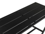 40in Iron With Adjustment Knob Patio Bar Table Black 68801845