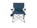 Hard Arm Camping Chair with Durable Polyester Seat and Steel Frame, Portable with Cup Holder 06372300