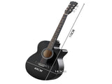 40 Inch Acoustic Guitar for Beginners, GA Body Shape, Basswood Folk Guitar in 24215673