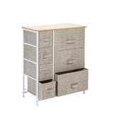 ZUN Dresser with 7 Drawers - Furniture Storage Tower Unit for Bedroom, Hallway, Closet, Office 27962051