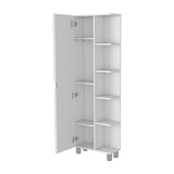 Los Angeles Linen Cabinet, Mirror, Five Shelves B128P148738