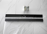 32 Inch Linear Shower Drain with 2-in-1 Flat & Tile Insert Removable Cover, 304 Stainless Steel with 53542448
