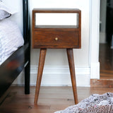 Artisan Furniture Solid Wood Mini Chestnut nightstand B182P279309