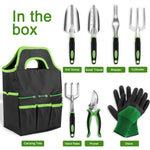 ZUN 8 Piece Stainless Steel Gardening Tool Sets W2181P193850