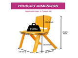 Kids Chair,Children Lightweight Plastic 4 Chairs Set with 11.8" H Seat for W1859113380