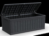 230 Gallon Large Outdoor Storage XXL Deck Box for Patio Furniture, Outdoor Cushions, Garden Tools W1163P368172