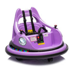 ZUN 12V ride on bumper car for kids,electric car for kids,1.5-5 Years Old,W/Remote Control, LED Lights, W1396132723