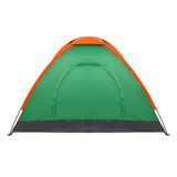 ZUN 2-Person Waterproof Camping Dome Tent for Outdoor Hiking Survival Orange & Green 14786622