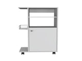 Napenthe 1-Shelf Kitchen Cart with Caster White B06280103