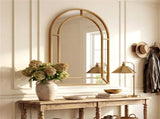 36x24 Inch Decorative Wall Mirror with Sturdy Metal Frame, Modern Accent Mirror for Bathroom Hallway 41613943