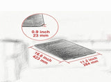 16.5" x 11" Electric Warming Tray, Portable Tempered Glass Heating Pad for Catering & 00586739
