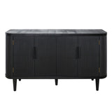 ZUN Accent Storage Cabinet, Modern Accent Buffet Cabinet Adjustable Shelves, Freestanding Sideboard W2729P202565