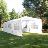 ZUN 10x30' Outdoor Garden Gazebo Wedding Party Tent Canopy Marquee with 8 Removable Sidewalls W2185P192587