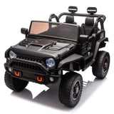 ZUN 24V Two-Seater Kids Ride On Truck Car W/Parents Control,200w*2,Seat width 20.28in,Four-wheel W1396P230271