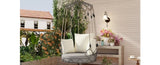 Outdoor Porch Swing Chair Hanging Basket, Hanging Chair with UV Resistant Cushion, Olefin Fabric for N704P256425A
