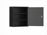 Black Wall Mount Medicine 3 Tier Shelves, 2 Lock Keys, 15.7" x 7.1" x 23.6" Bathroom 70499482