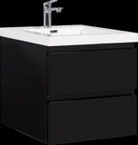 24" Floating Bathroom Vanity with Sink, Modern Wall-Mounted Bathroom Storage Vanity Cabinet with W1573P152691