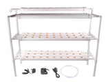 Floor Standing Hydroponics Growing Planting System Kit, Soilless Cultivation PVC Pipes for Gardening 41274413