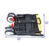 folding wagon Collapsible Outdoor Utility Wagon, Heavy Duty Folding Garden Portable Hand Cart, Drink W22747804