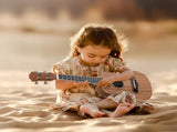 23in mahogany body rosewood fingerboard ukulele, cotton bag, capo, strap, picks*3, wrench tool 11113742