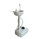 ZUN CHH-7701 Portable Removable Outdoor Wash Basin White 58361017