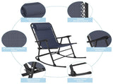 Gravity Chair with Headrest Pillow Folding Recliner Foldable Lounge Chair for Poolside, 40662798