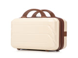 14"/20" 2 pcs/set in ABS Spinner Wheel Luggage, with Combination Lock,14" Cosmetic Case W2787P337451