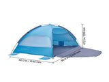 Beach Tent for 3 People, UPF 50 Sun Protection, Portable Sun Shelter with Carry Bag & Sand Pockets, 82732210