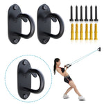 ZUN 3-piece wall-mounted exercise anchor, resistance band wall hook, home gym installation anchor, 43759579